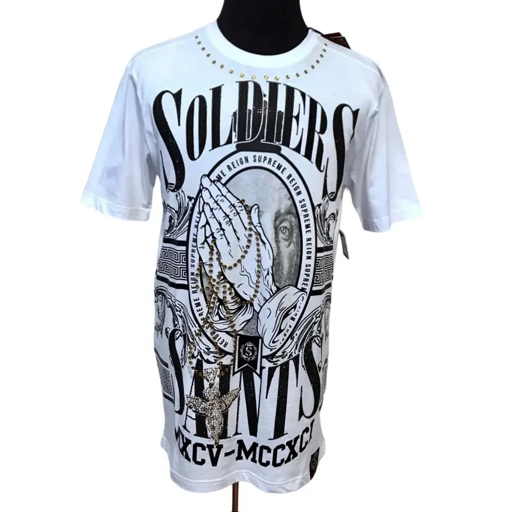 Soldiers and Saints NWT Graphic Shirt for Men 3XL *Pls See Description*